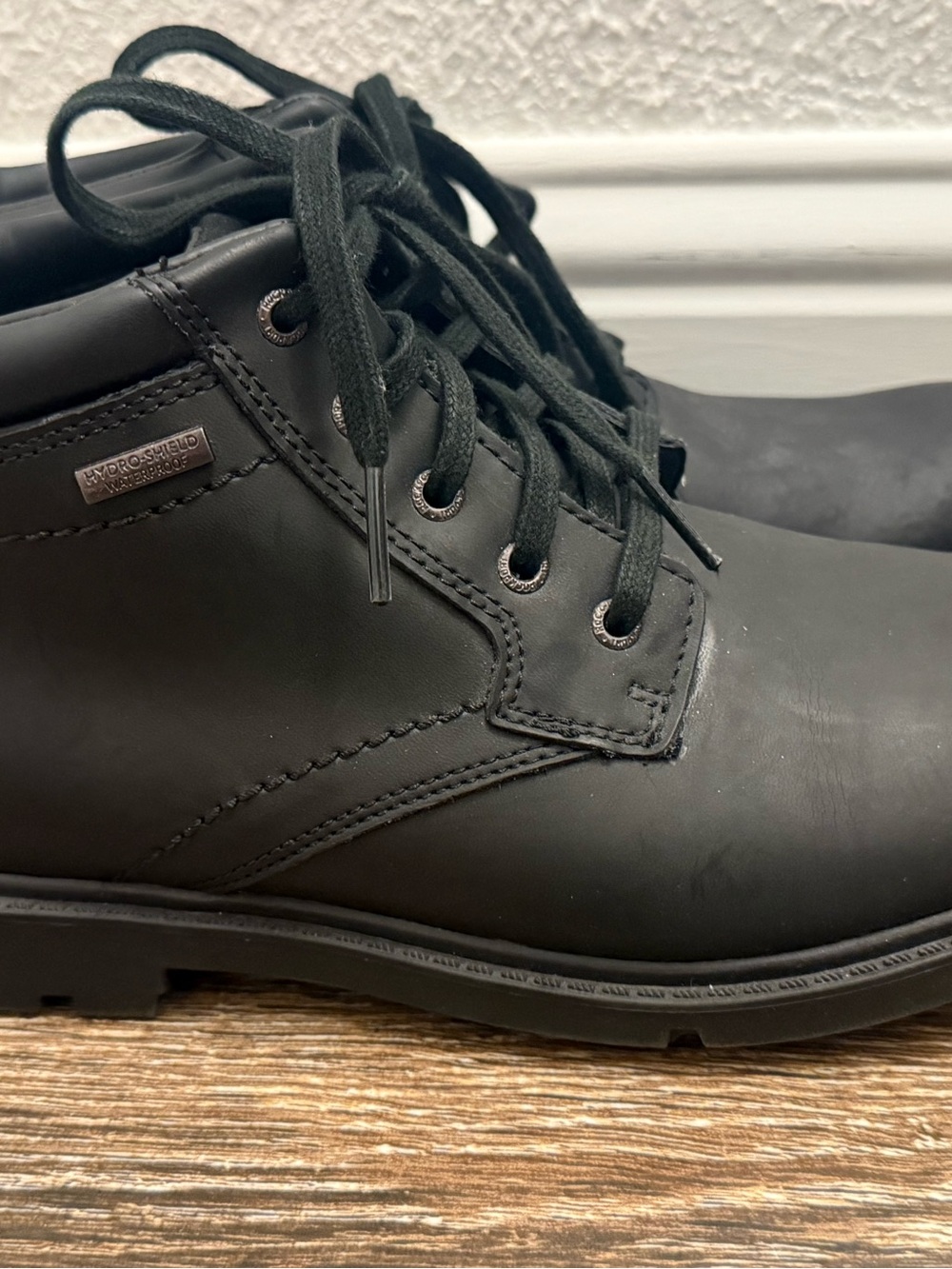 Rockport Men's Black Lace-Up Ankle Boots